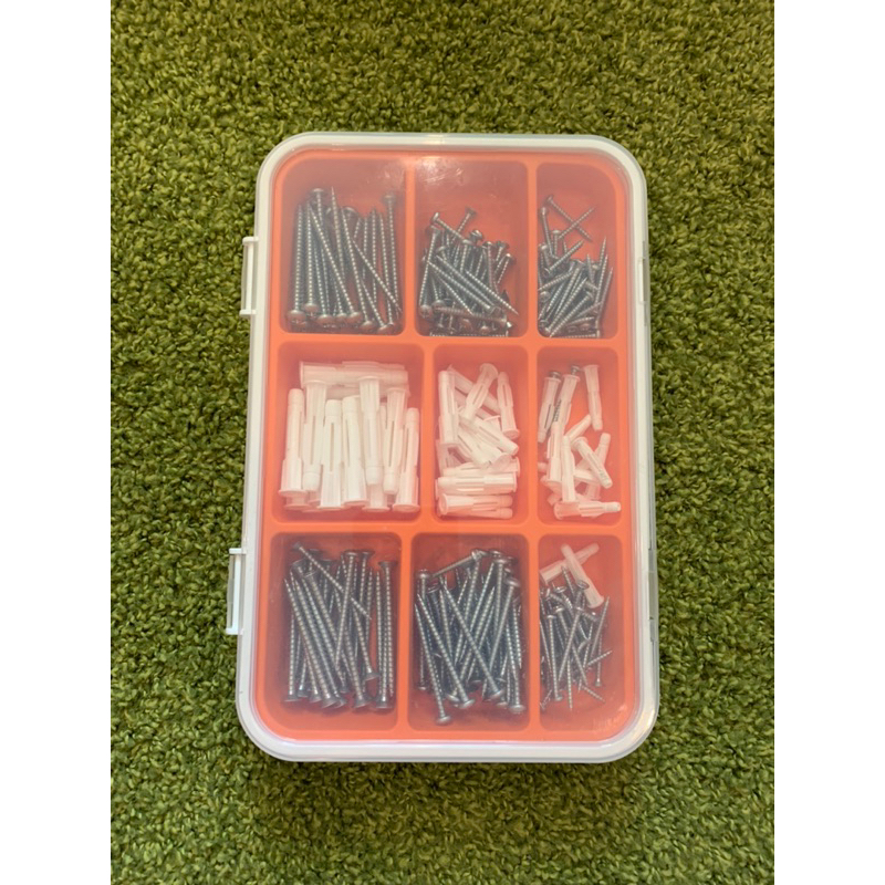 IKEA 工具 螺絲 壁虎 260件組