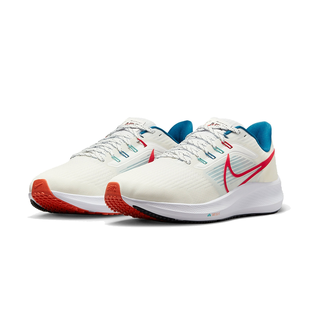 NIKE AIR ZOOM PEGASUS 39 男款 白紅藍 慢跑鞋 FD4322161【KAORACER】