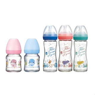 KuKu 酷咕鴨 夢想樂章寬口玻璃奶瓶 240ml/寬口玻璃奶瓶120ml(配件)