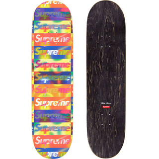 SUPREME SS20 DISTORTED LOGO SKATEBOARD 滑板 (黃色) 化學原宿