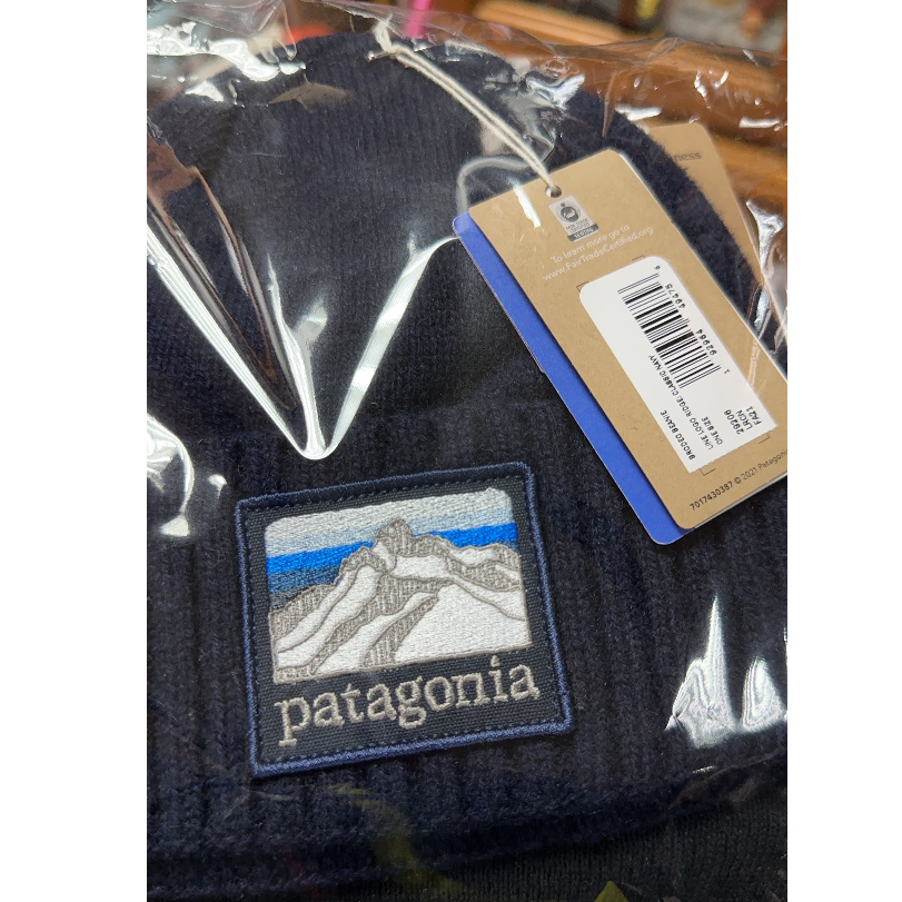 『查爾斯現貨』刺繡山脈毛帽 Patagonia beanie 毛帽 巴塔哥尼亞 經典LOGO 短版毛帽 針織帽