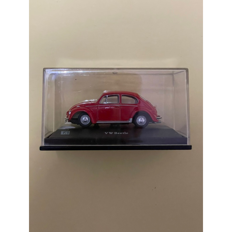 《蝦蝦賣瞎瞎》退坑 1:72 福斯 金龜車 Volkswagen Beetle 老爺車 模型車 紅色