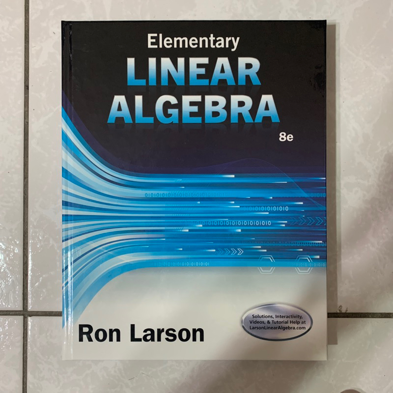全新 LINEAR ALGEBRA Elementary 8e Ron Larson 線性代數 線代