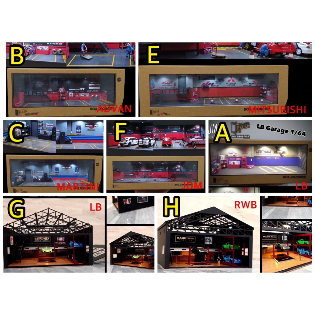 內有部份現貨 JMG 1/64 場景 車庫 維修間 人偶