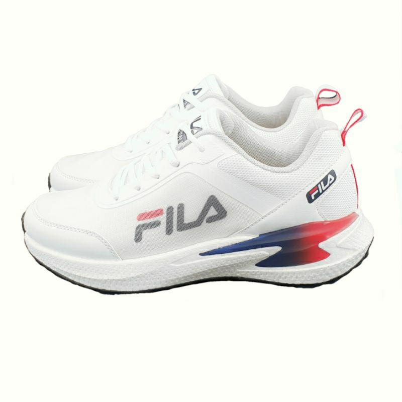 【米蘭鞋都】FILA Cruise (男) 輕量 緩震 慢跑鞋 舒適 透氣 J309X 白藍 另有丈青色
