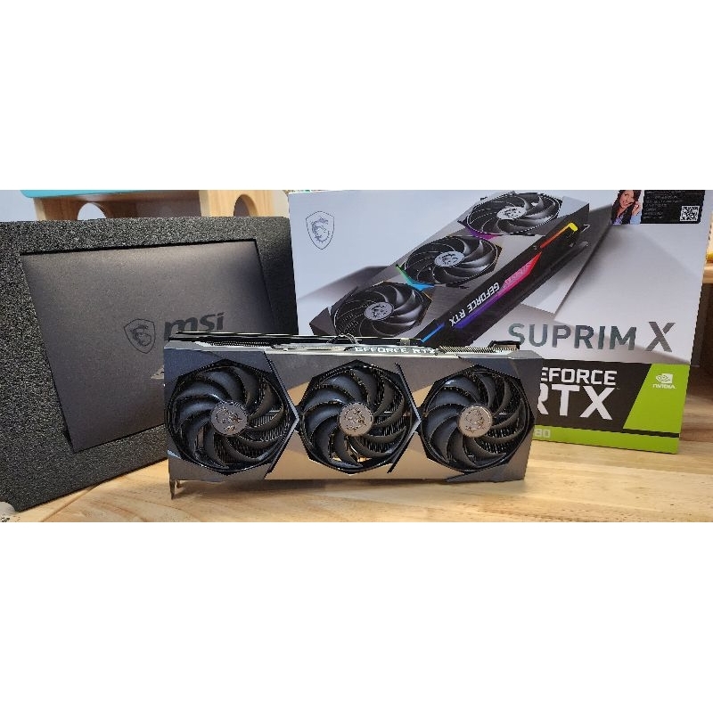 MSI 微星 超龍 GeForce RTX3080 SUPRIM X 10G LHR 顯示卡 面交-500