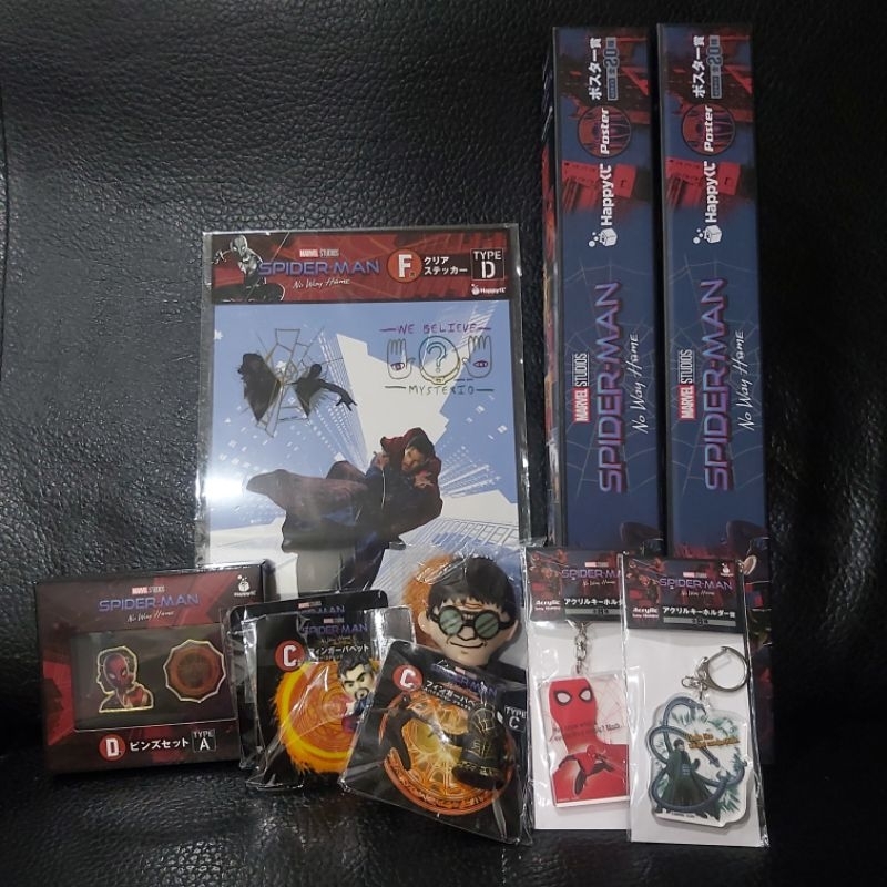 現貨 蜘蛛人  一番賞 spider man 海報 手指玩偶 吊飾 小娃娃 徽章