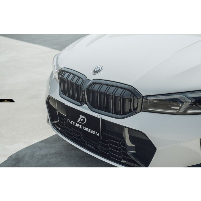 【Future_Design】BMW G20 G21 LCI 小改款 專用 雙線 雙杠 亮黑 鋼琴烤漆 水箱罩 現貨