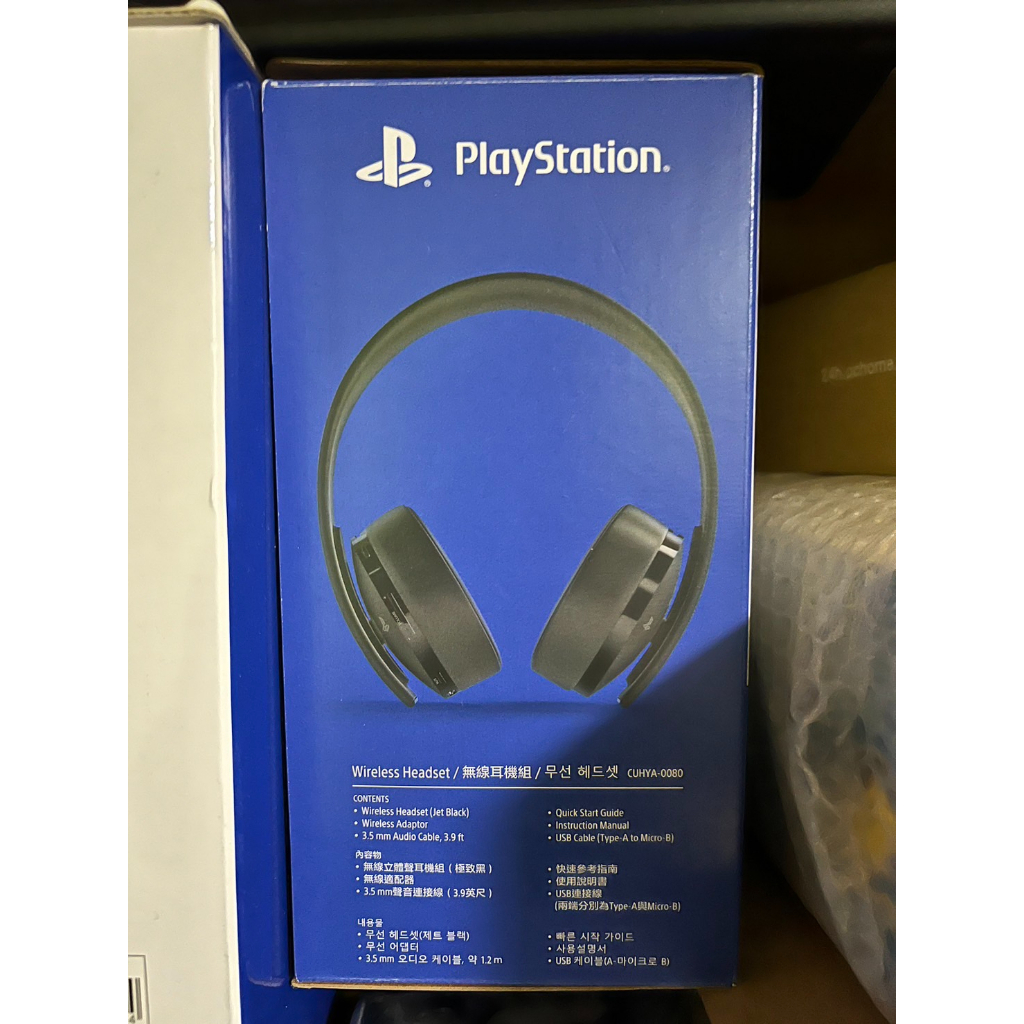 ［Mr. Hank］PS5 PS4 配件 無線耳機 Sony 原廠 CUHYA-0080，二手品