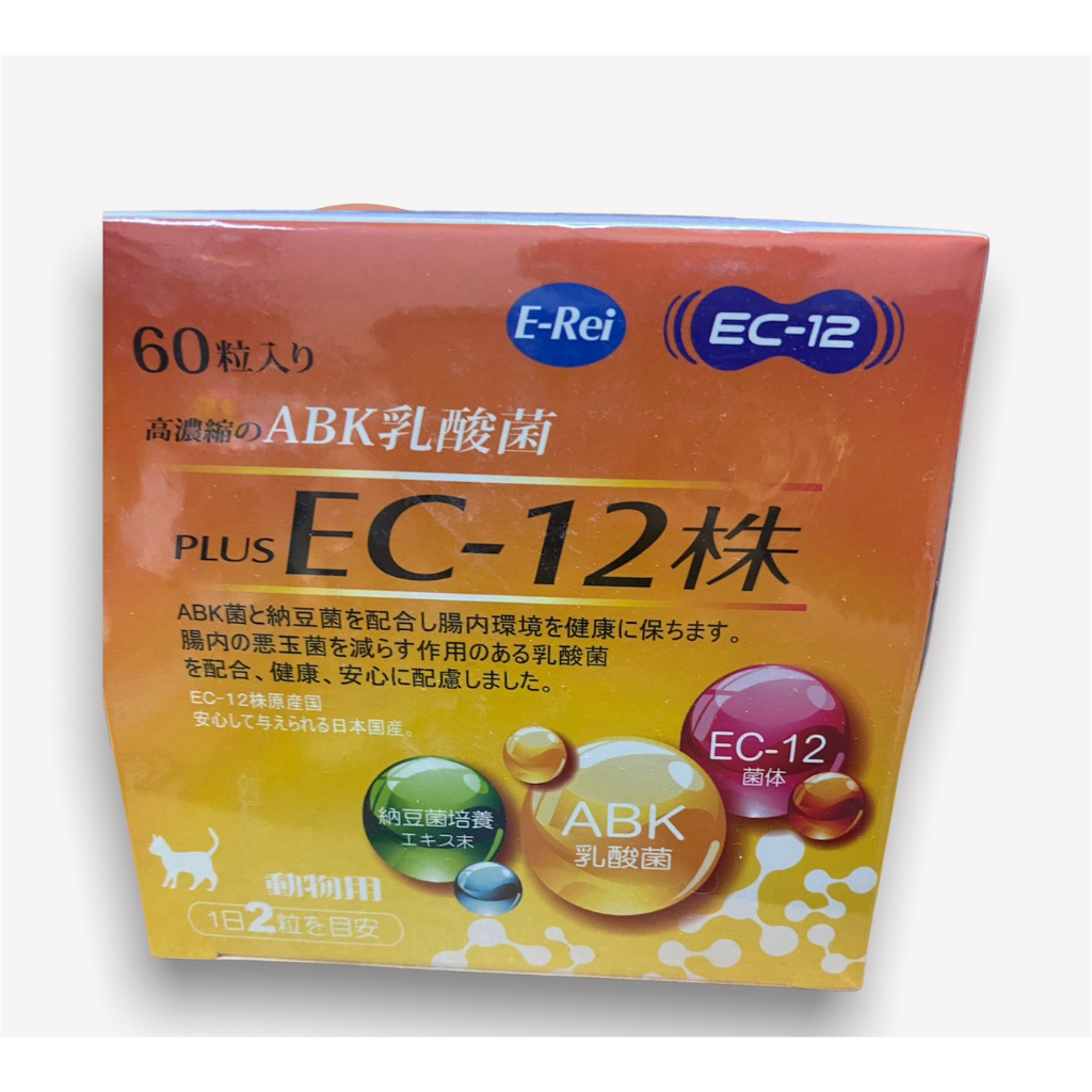 ABK EC-12乳酸菌 EC-12株 E-REI 綜合乳酸菌 貓狗用 寵物用 腸道保健