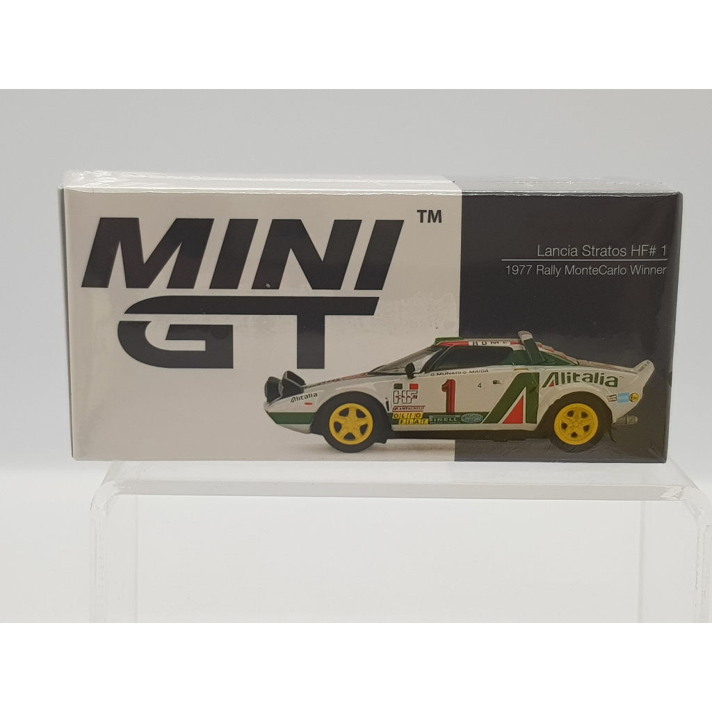 【小車停車場】Mini GT 422  Lancia Stratos HF #1