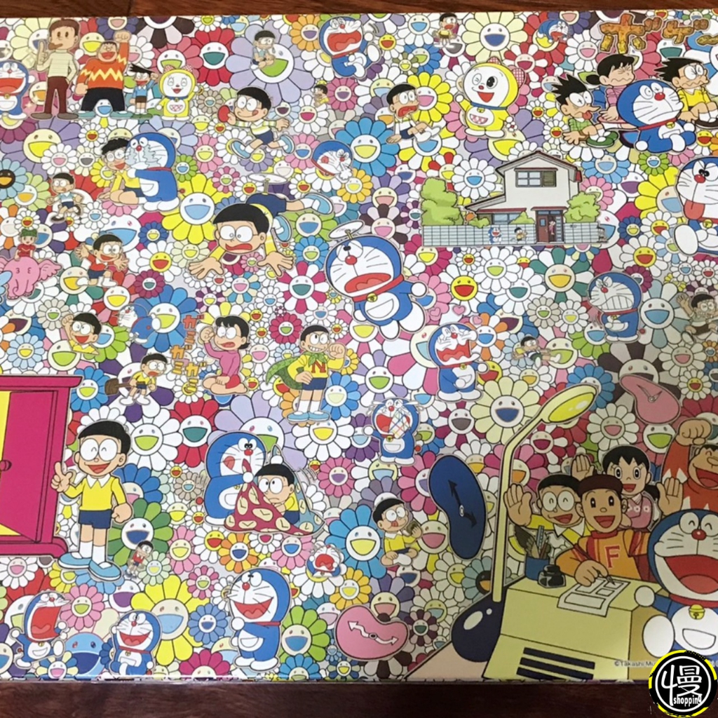 【慢半拍】TAKASHI MURAKAMI 村上隆拼圖 哆啦A夢 小叮噹展 展場限定款 1000PCS