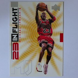~Michael Jordan~黑耶穌/空中飛人/MJ喬丹 1998年UD.23 IN FLIGHT籃球特殊卡 IF7