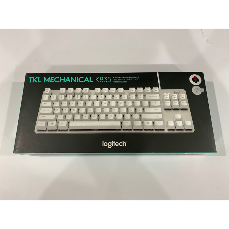 羅技機械鍵盤 TKL MECHANICAL K835 紅軸 商用有線鍵盤