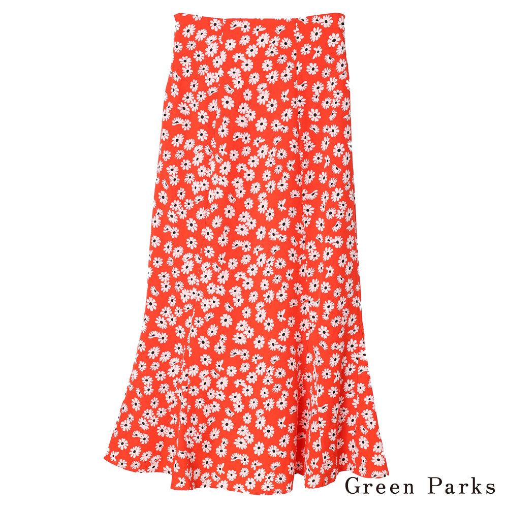 Green Parks 花卉圖案飄逸魚尾裙(6P26L0L0800)