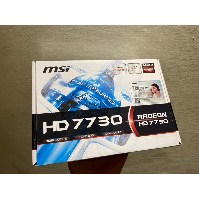 msi 微星 R7730-1GD5V1 顯示卡 Radeon HD7730