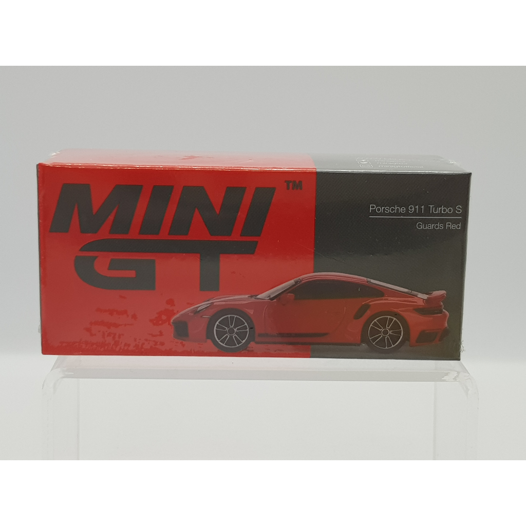 【小車停車場】Mini GT 423 Porsche 911 Turbo S 紅