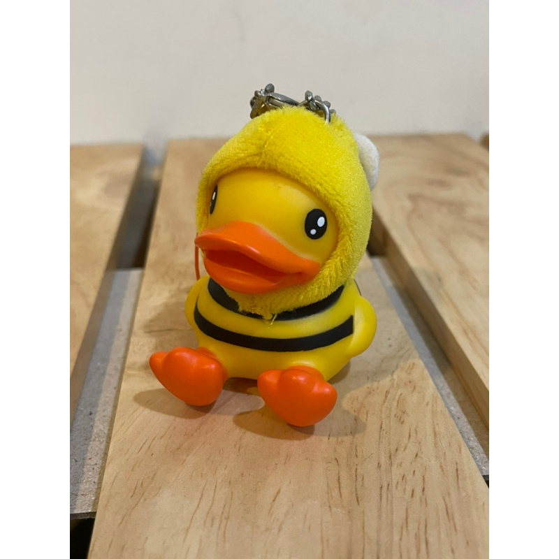 B. Duck 小黃鴨 黃色小鴨 蜜蜂造型鑰匙圈