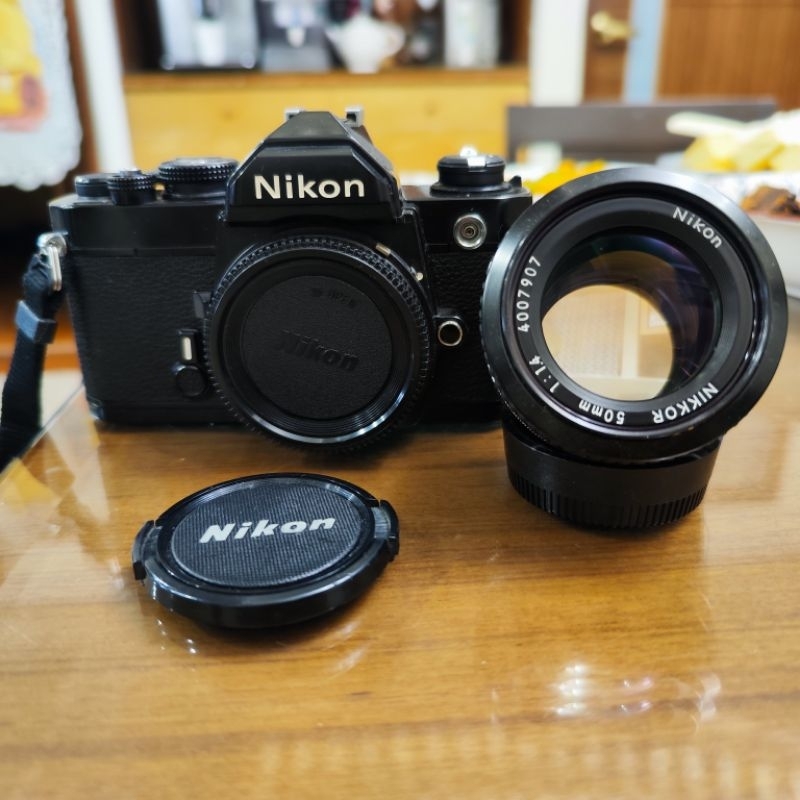 漂亮Nikon 經典 Fm 黑機+ Nikon 50mm F1.4 Ai 人像大光圈