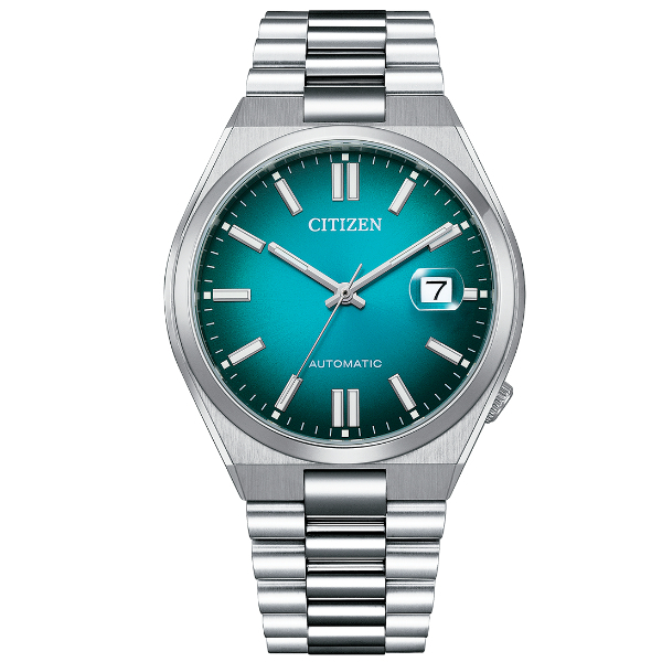 CITIZEN 星辰 NJ0151-88X 綠色面盤自動上鍊機械男錶 綠面40MM