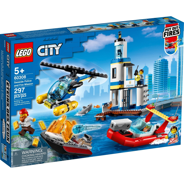 樂高 LEGO 60308 Seaside Police and Fire Mission 海濱警察消防任務 全新品