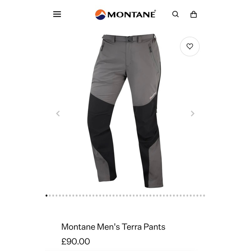 MONTANE MEN’S TERRA PANTS 男登山褲