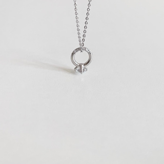 🇰🇷 韓國鑽石戒指造型質感鋯石項鍊 MARRY ME NECKLACE