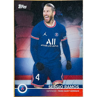 SERGIO RAMOS 2022 TOPPS PSG Team #2 法甲 巴黎聖日耳曼人 足球卡