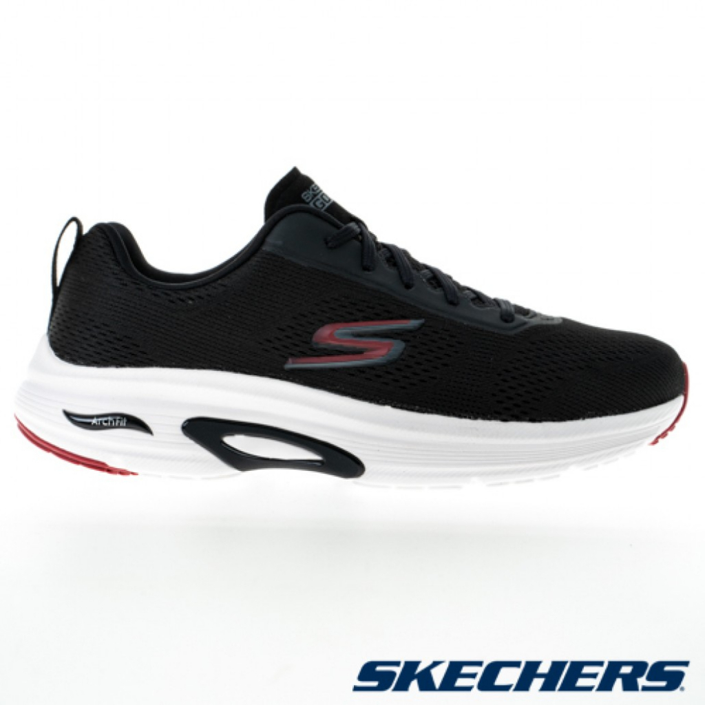 SKECHERS GORUN ARCH FIT 足弓  舒壓  支撐  慢跑鞋 黑色  220629BKRD