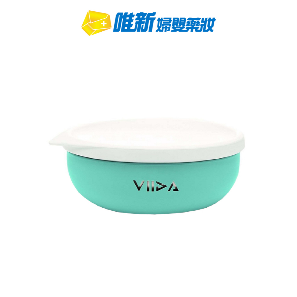 VIIDA-抗菌不鏽鋼餐碗-湖水綠