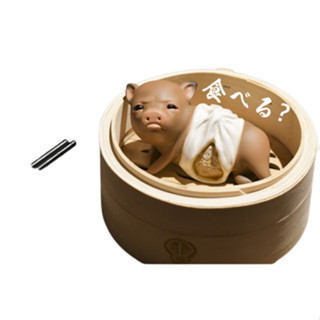 bid toys kobuta shokudou 小籠包 小籠包豬 小豬 (無蒸籠) 代理景品 現貨《動漫貨櫃玩具批發》