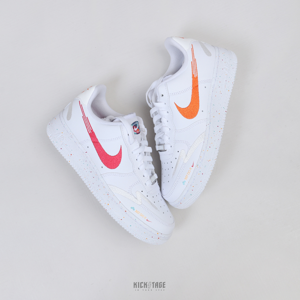 NIKE AIR FORCE 1 CNY AF1 水果軟糖 新年 印花 刺繡 潑墨 陰陽四色【FD4622-131】女鞋