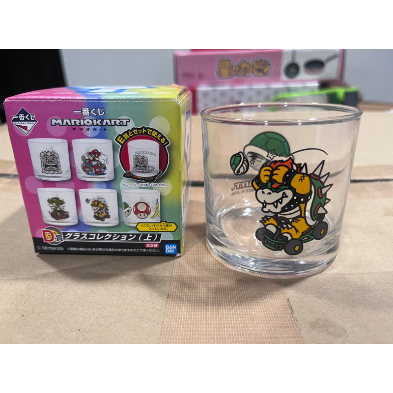一番賞 日本 瑪利歐系列 D賞 玻璃杯 庫巴 綠龜殼