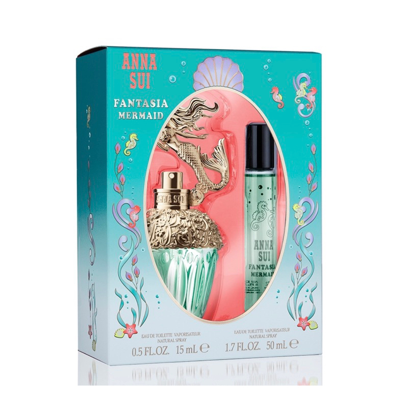 ANNA SUI 童話美人魚海底香氛禮盒-淡香水50ml+15ml