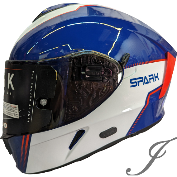 AIROH 義大利 SPARK  2  藍/白 全罩帽 安全帽 義大利品牌《遠古騎士》