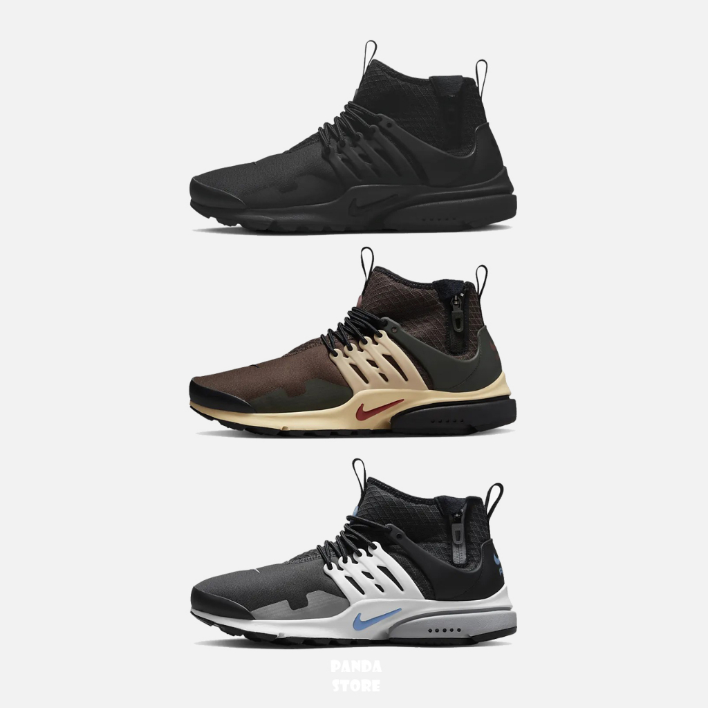 胖達）NIKE AIR PRESTO MID UTILITY 魚骨 DC8751-002 黑白 200 棕 全黑 男女鞋