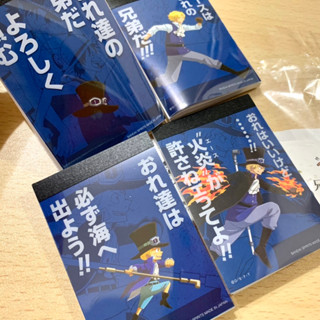 全新現貨🔥航海王 一番賞 薩波 E賞 金證 兄弟之絆 便條紙 一組四入 海賊王