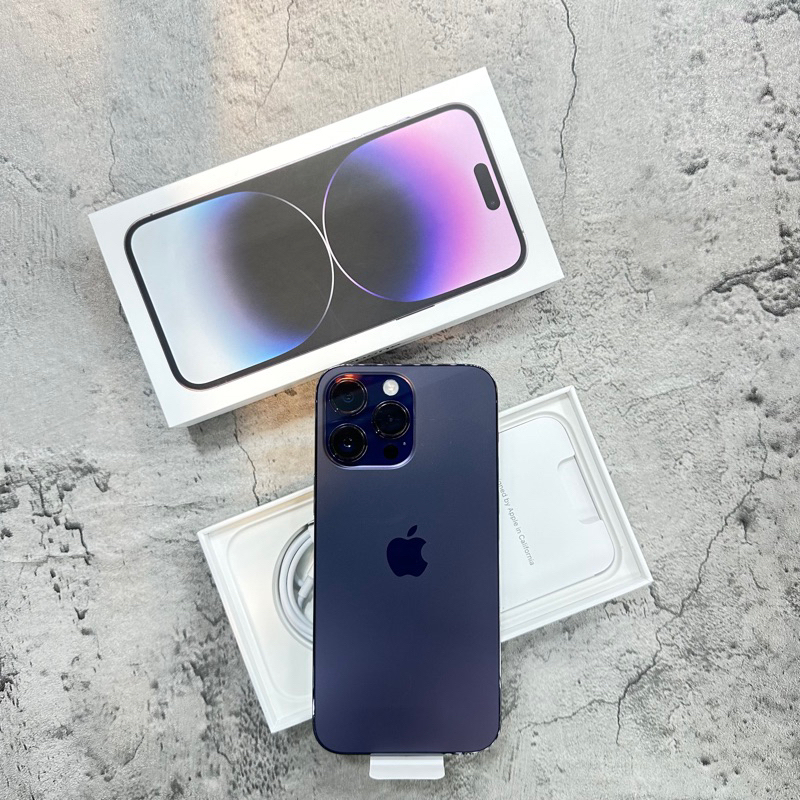 🚀港版實體雙卡💌拆封新機 iPhone 14 pro max 256G 紫色💜 港版 14pro max 256 紫