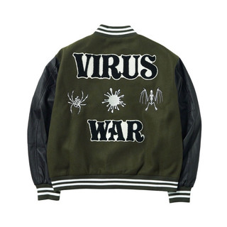《小賈潮流》VIRUS WAR VIP VARSITY JACKET