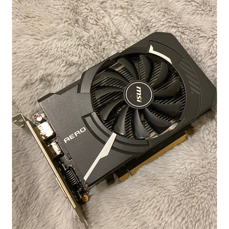 微星GeForce GTX 1050 Ti AERO 4G OCV1 顯示卡