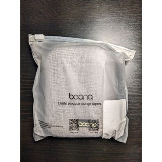 全新 Baona包納 3C硬殼收納包 麻灰色