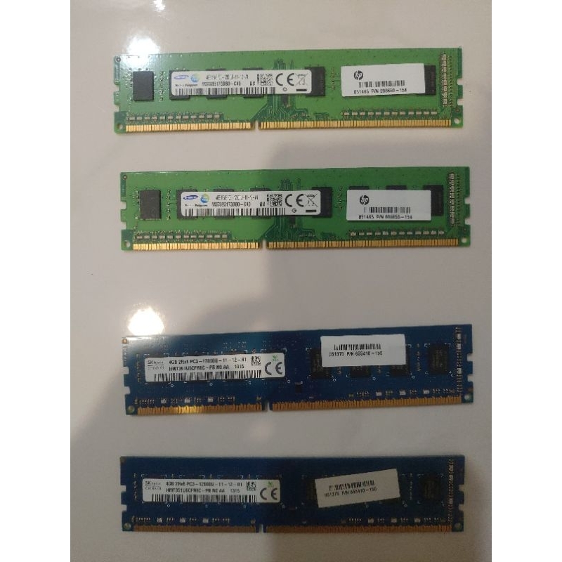 DDR3 4G 1600 桌機記憶體 SK hynix 海力士 Samsung PC3-12800U