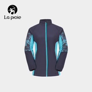 LA PROIE 女款防水保暖防風軟殼外套 土藍 絲絨紫 CT1772014