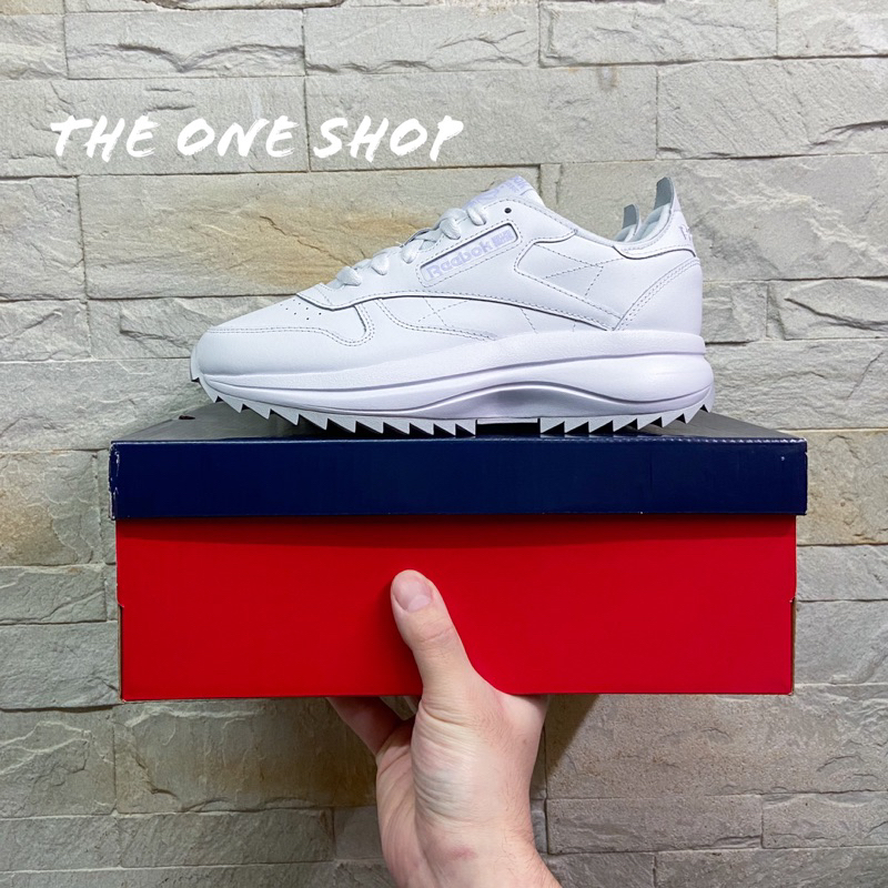 TheOneShop Reebok Classic 小白鞋 白色 全白 皮革 厚底 增高 慢跑鞋 經典款 HQ7196