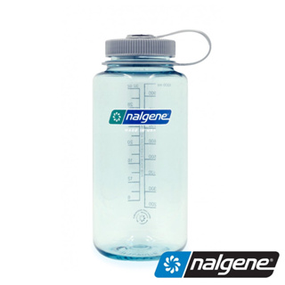 【美國 Nalgene】寬口水壼1000c.c (Sustain永續系列)『水藍』2020-1632