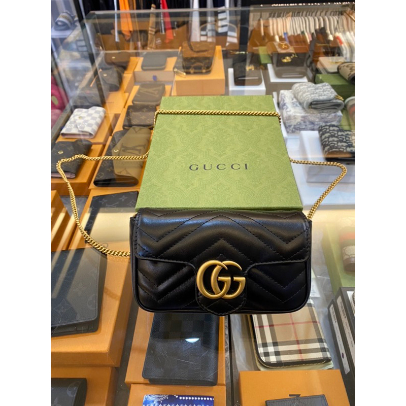 鹿晉歐美精品🦌 Gucci 古馳 馬夢仿舊Mini側背包