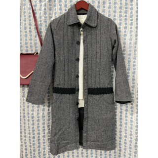 氣質長版大衣✖️立體寶石圖騰針織上衣