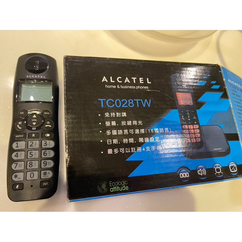 【近全新】好市多 ALCATEL 阿爾卡特 無線電話 可免持對講