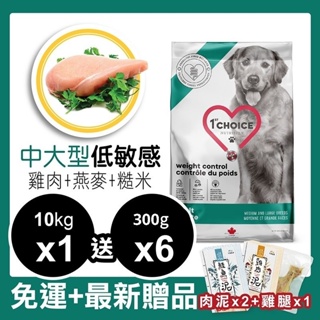 瑪丁 中大型成犬 雞肉 減重飼料 低敏 10Kg 狗飼料 (1ST NWD10(大顆粒))