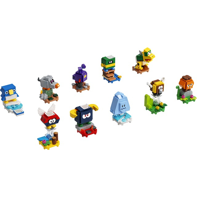 樂高 LEGO 71402 Super Mario 4代瑪莉歐角色包 機器庫巴 叮叮蜂 斗斗 小企鵝 吱吱鼠 飛行瓢瓢